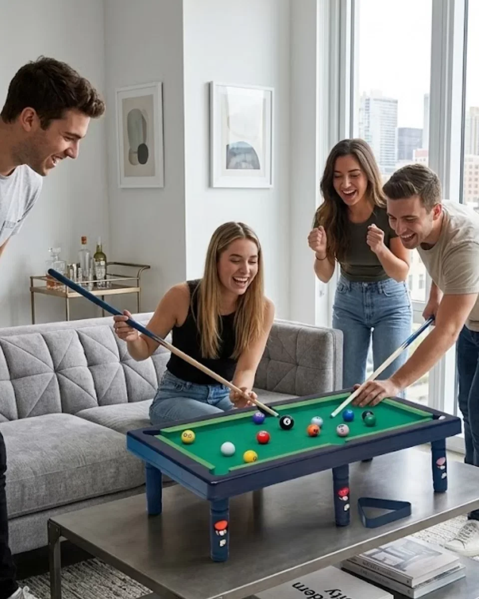 Eğitici Masaüstü Bilardo Seti 5 Yaş Üzeri Çocuklar İçin - Gelişim Destekleyici Oyuncak