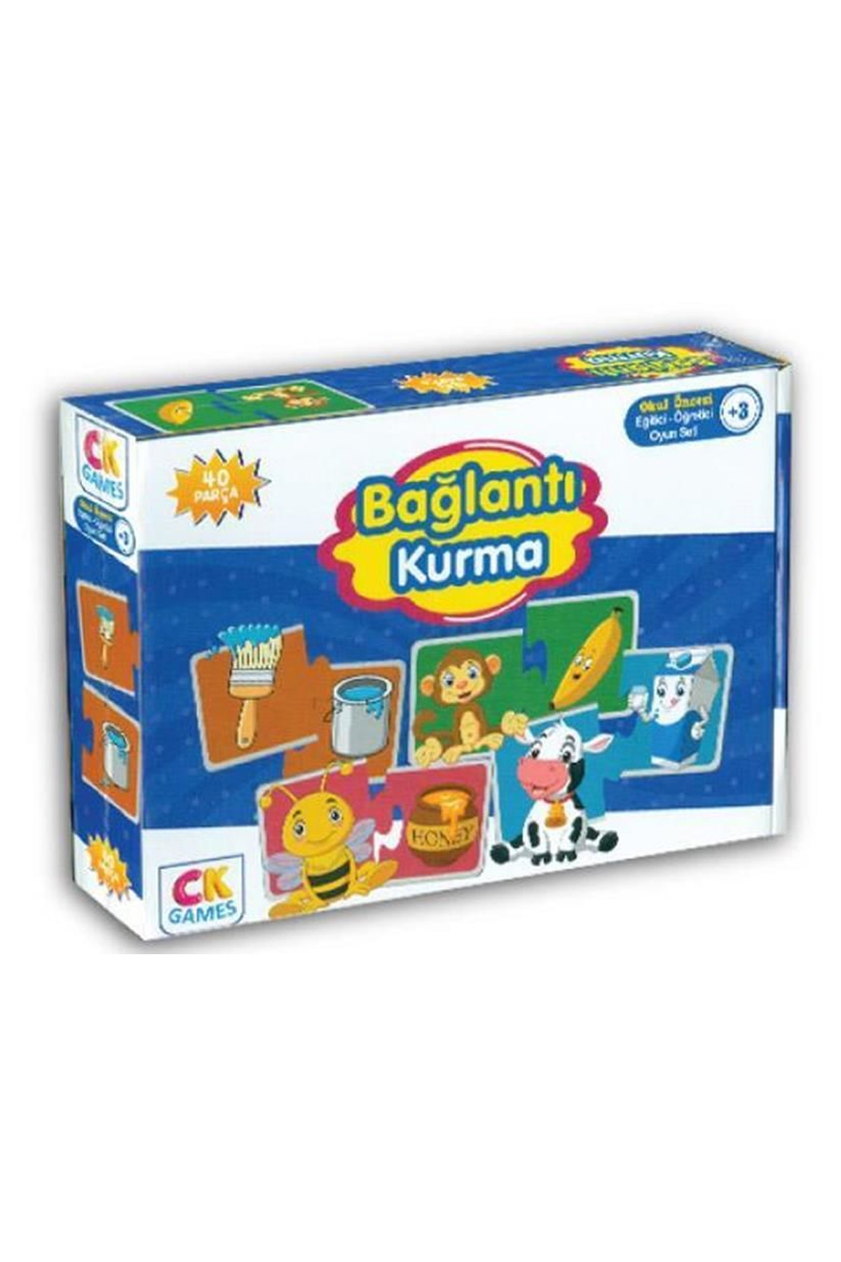 Just Cheap Store Eğitici Oyun Bağlanti Kurma Puzzle 40 Parça