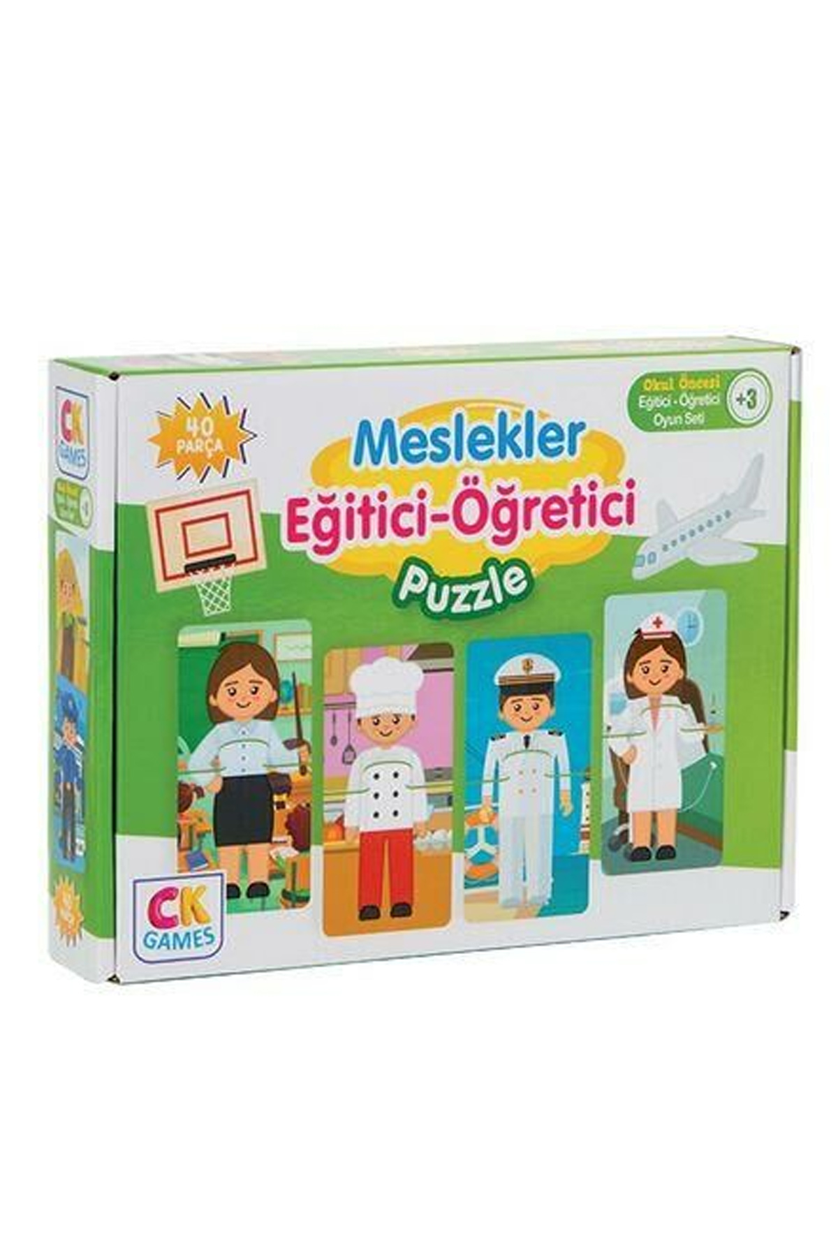 Just Cheap Store Eğitici Oyun Meslekler 40 Parça Puzzle