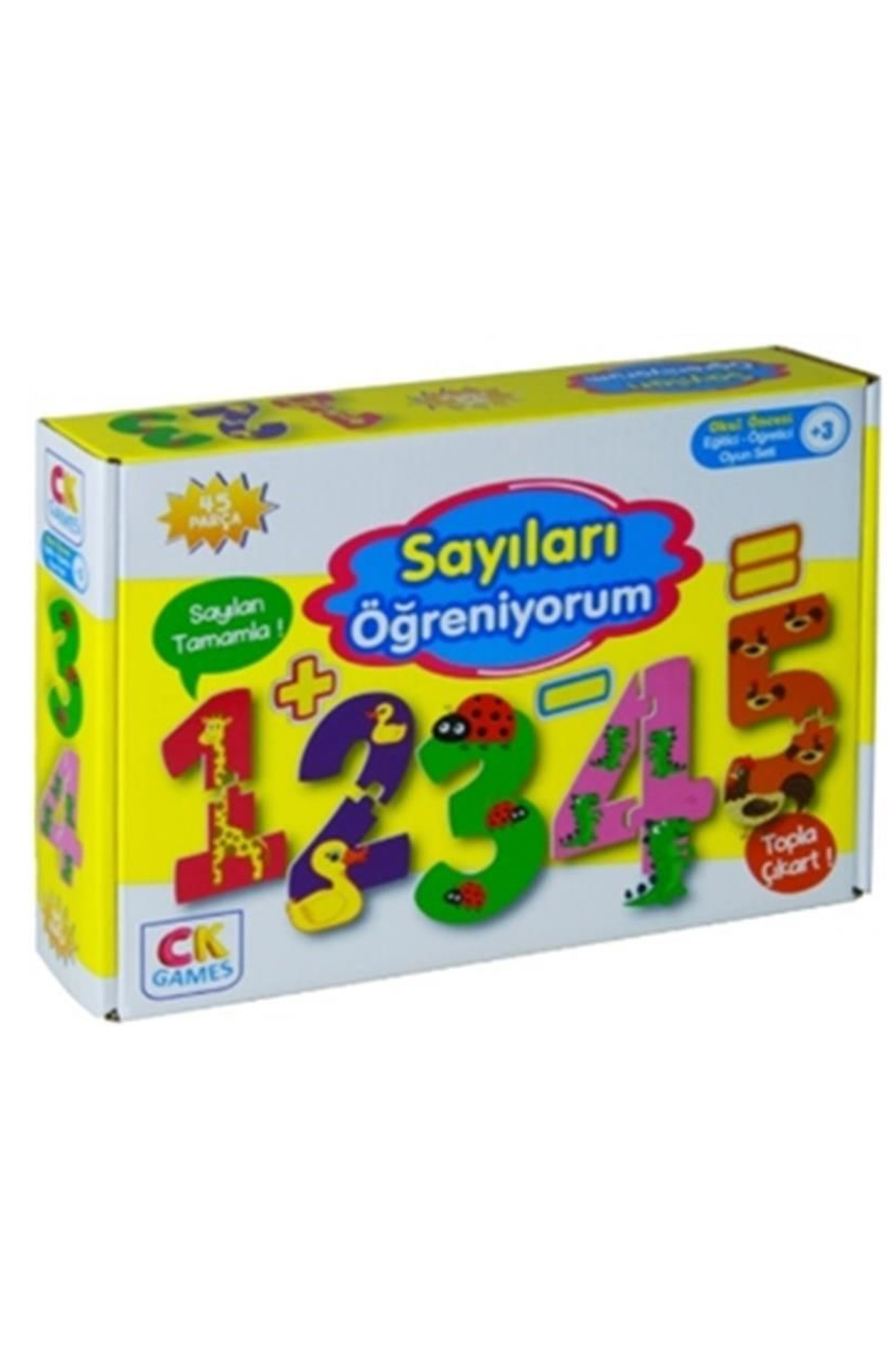 Just Cheap Store Eğitici Oyun Sayilari Öğreniyorum Puzzle 45 Parça