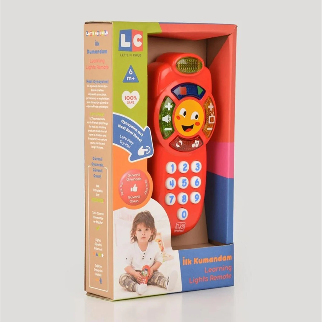 Eğitici Oyuncak İlk Kumandam - Kırmızı - LC-31400 - 1 ADET Eğitici Oyuncak İlk Kumandam - Kırmızı - LC-31400 - 1 ADET