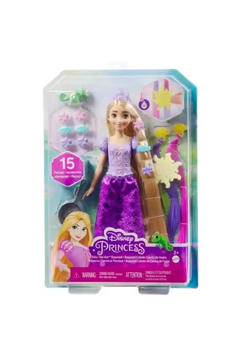 Eğitici Oyuncak Prenses Renk Değiştiren Sihirli Saçlı Rapunzel