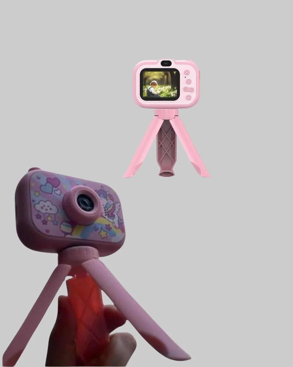 Eğitici ve Eğlenceli Çocuk Kamera 1080P Video Oyun – 3 Eğitici Oyun ve Müzik Çalar