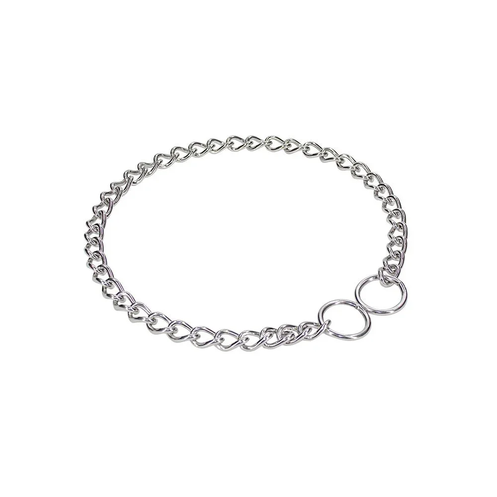 Eğitim Serisi Boğma Zincirli Köpek Boyun Tasması - 3,5x55-55cm - Stainless Eğitim Serisi Boğma Zincirli Köpek Boyun Tasması - 3,5x55-55cm - Stainless