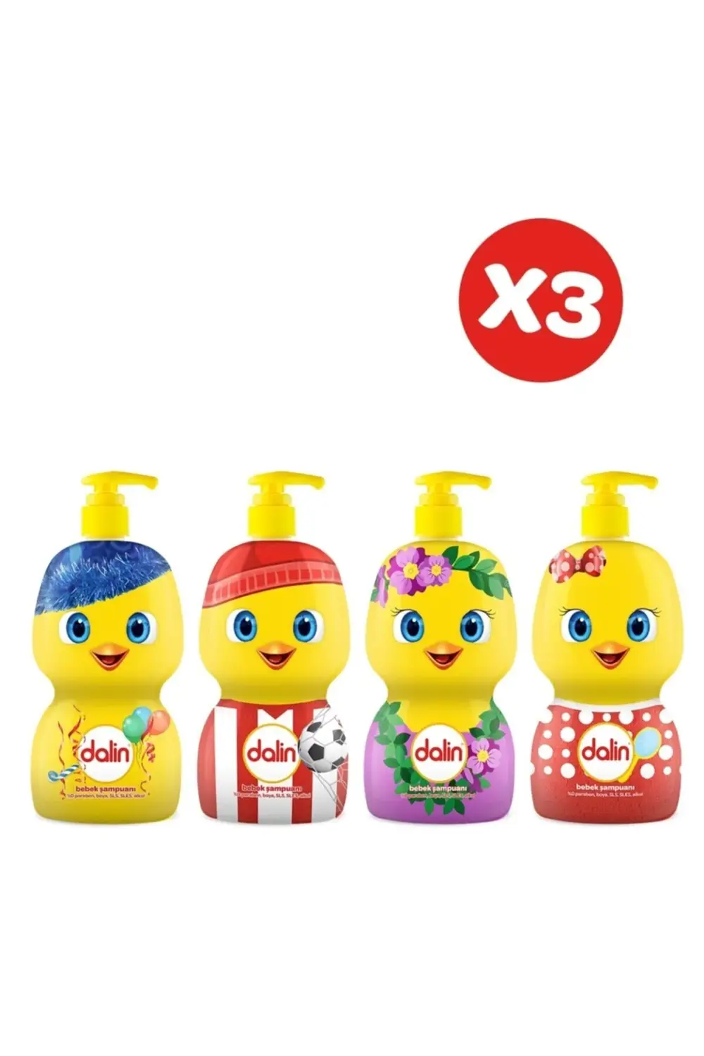 Eğlen &amp; Öğren Şampuan 500 ml X 3 Adet