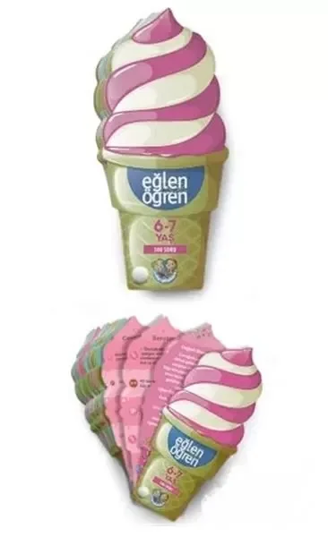 Eğlen Öğren Ice Cream - 300 Soru (6-7 Yaş) Fiyatı, Yorumları ve Özellikleri