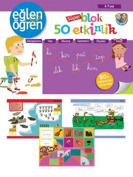 Eğlen Öğren Süper Blok 50 Etkinlik (6-7 Yaş) Eğlen Öğren Süper Blok 50 Etkinlik (6-7 Yaş)