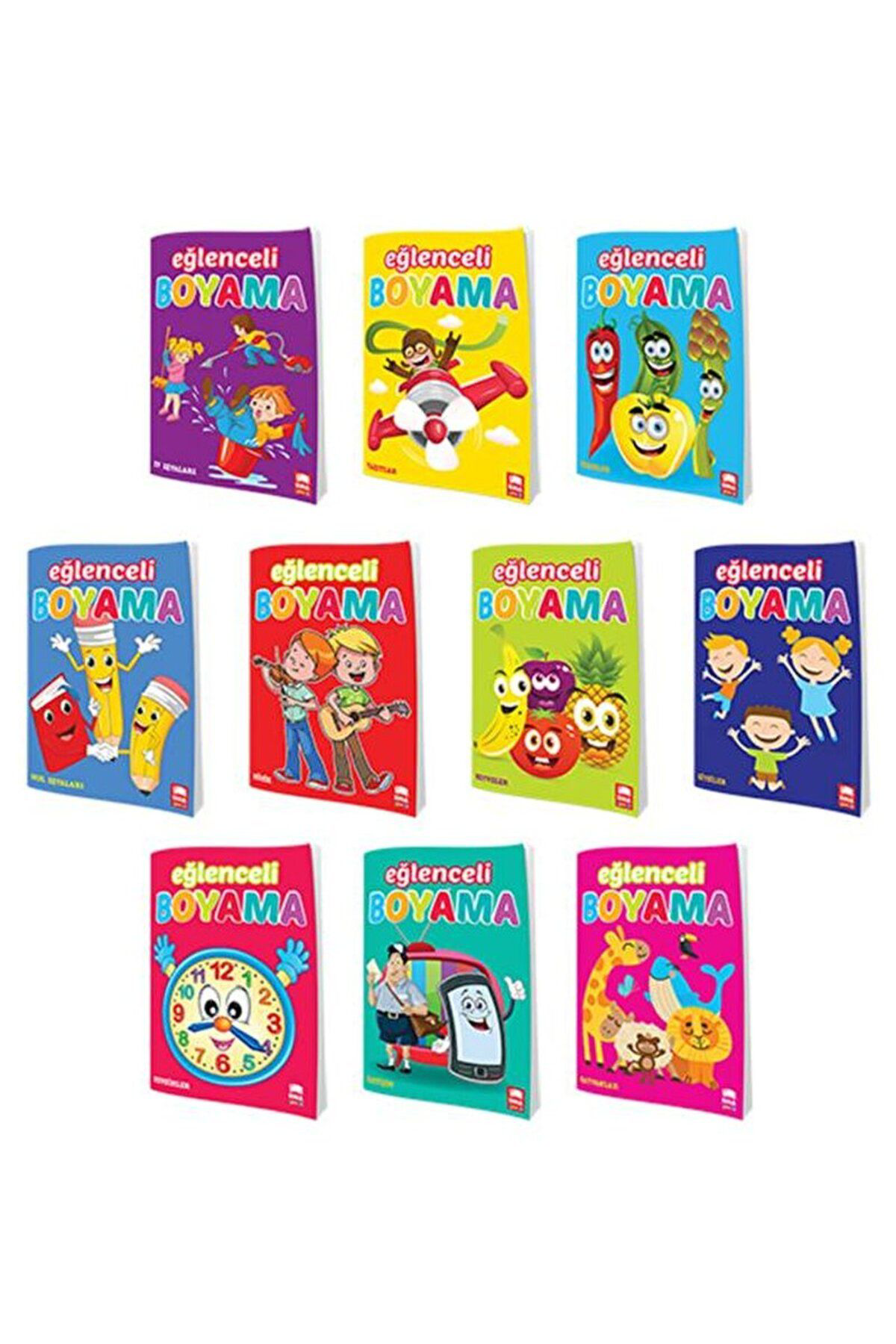 Eğlenceli Boyama Seti - 10 Kitap Takım / Kolektif / Ema Çocuk / 9