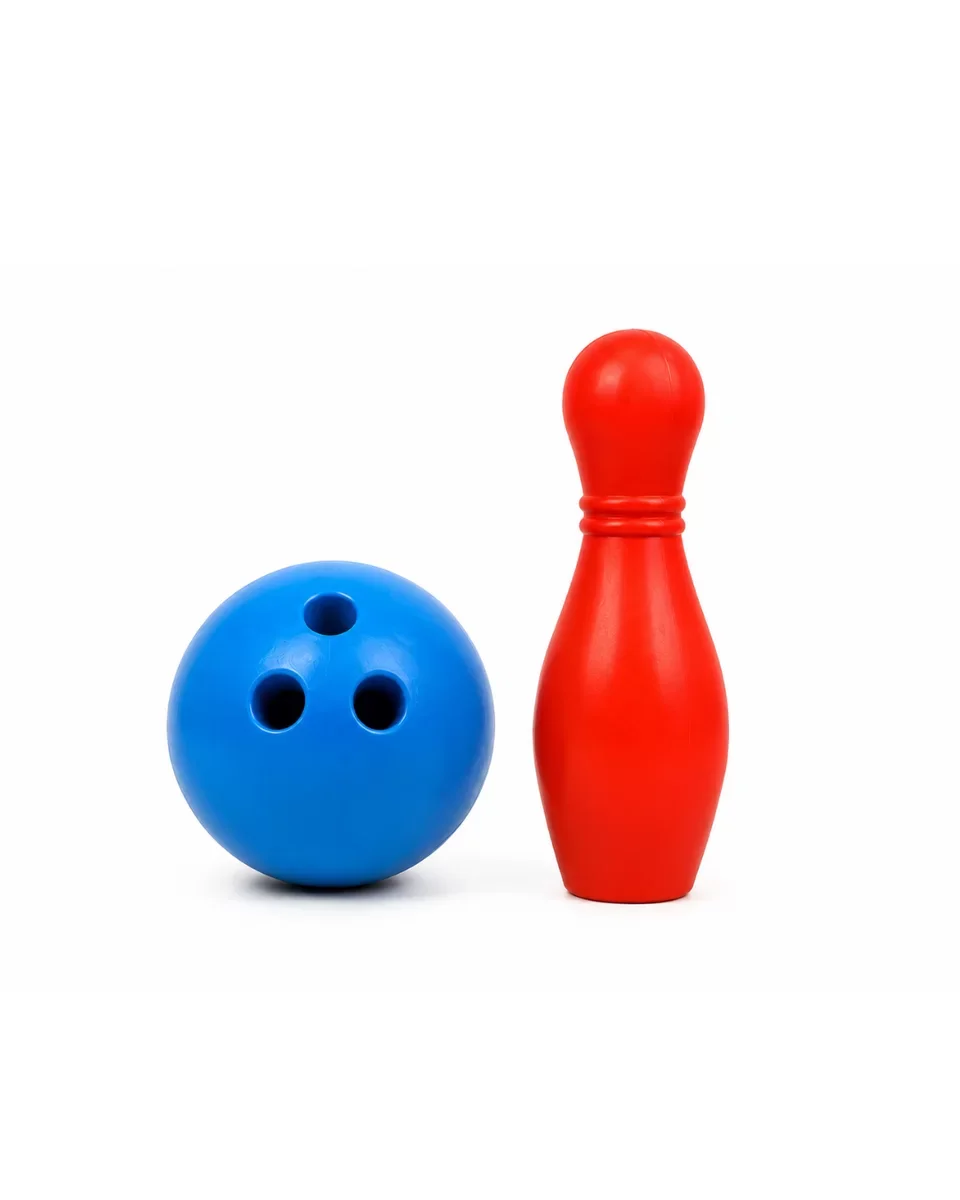 Eğlenceli Çocuk Bowling Seti - Renkli Top ve 6 Kuka ile Koordinasyon Geliştirici Eğitici Oyun