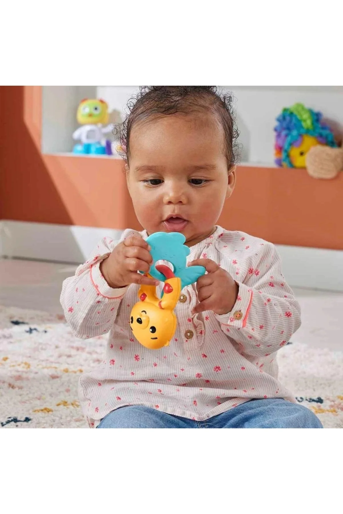 Eğlenceli Dostlar Çıngıraklı Dişlik - Su Samuru HJW11-HKD69