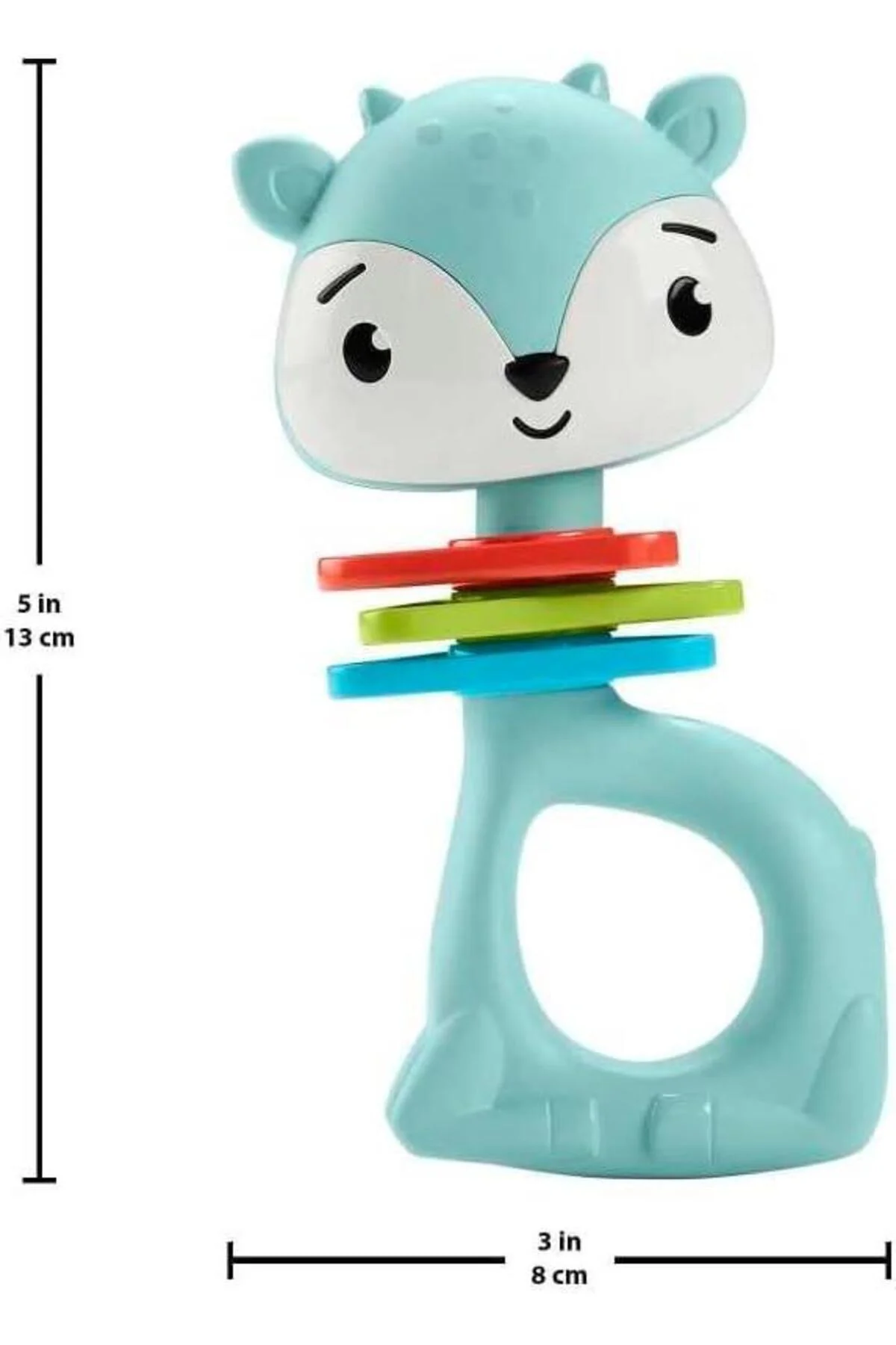 Eğlenceli Dostlar Çıngıraklı Dişlik - Tırtıklı Ceylan HJW11-HKD68