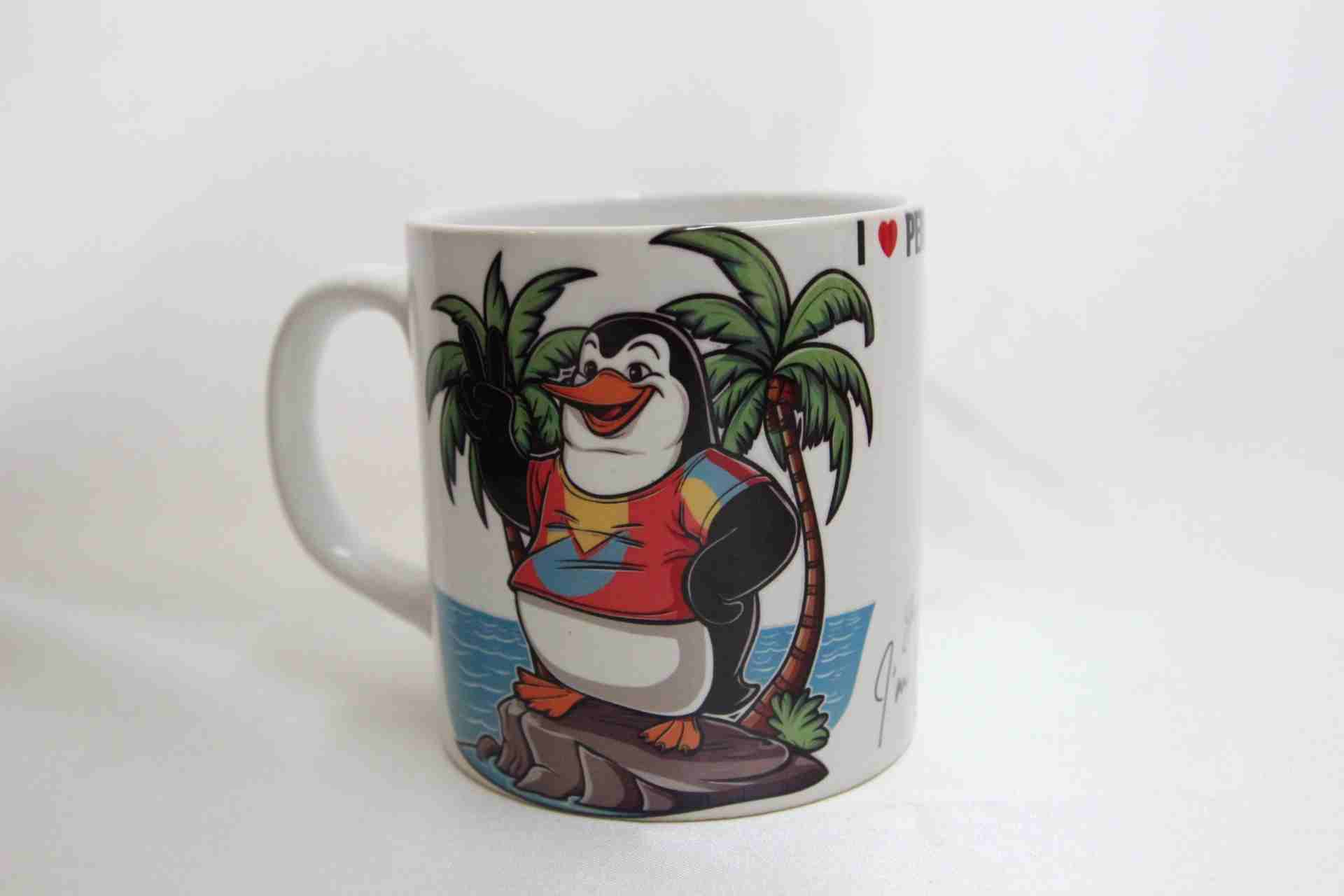 Eğlenceli Hediye Setleri - Penguen Kupa Bardak ve Defter Hediye Kutusu