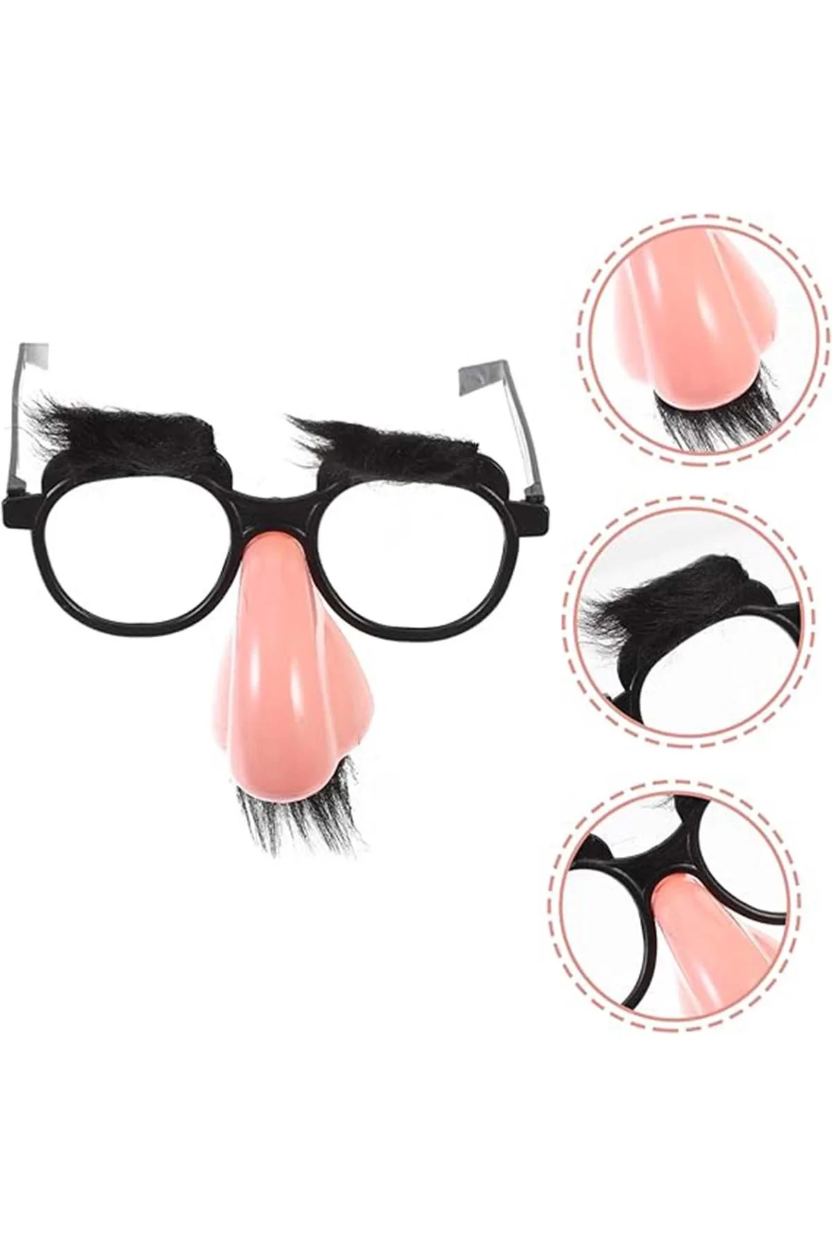 Eğlenceli Kılık Değiştirme Kaş Bıyık Mizah Gözlüğü 9x13 Cm - Lisi