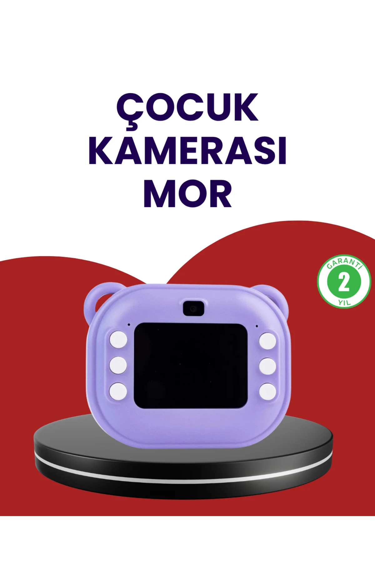 Eğlenceli Şipşak Çocuk Kamerası – Oyun, Müzik ve 18 Efektli Anında Baskı