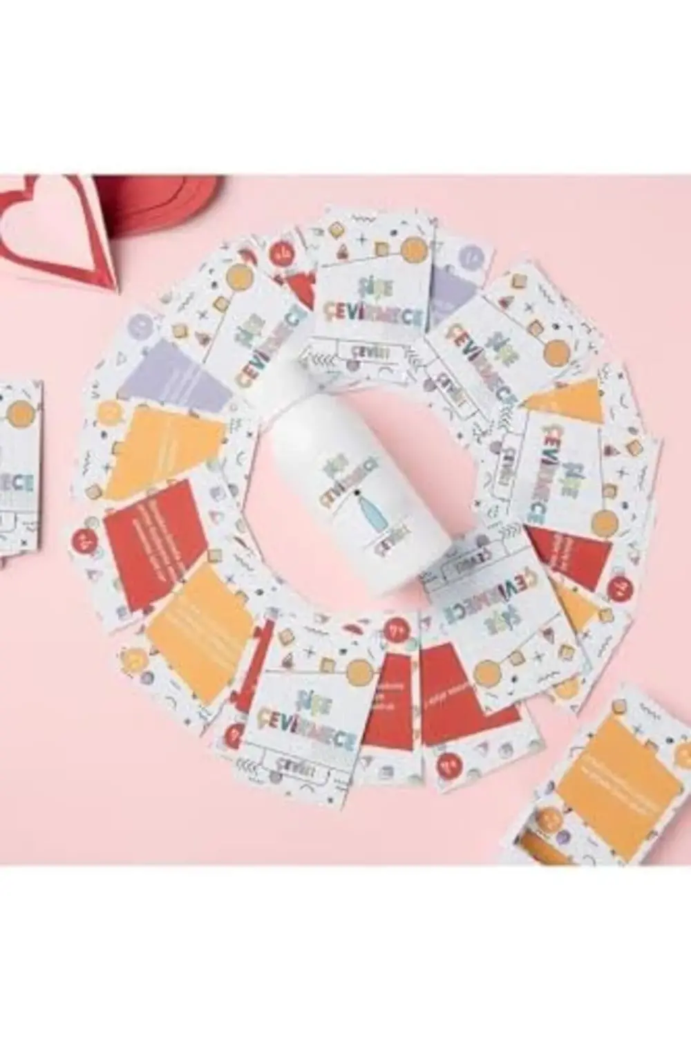 Eğlenceli Şişe Çevirme Oyunu Soru Kartları polymix 1171935