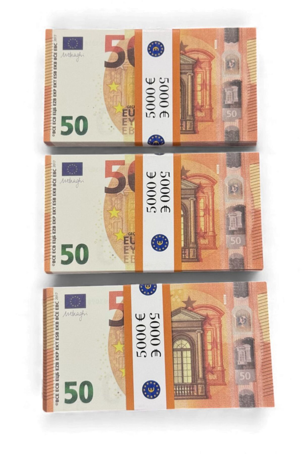 Eğlenceye Özel 3 Deste 50 € Şaka Parası – Düğün, Kına, Dekor ve H