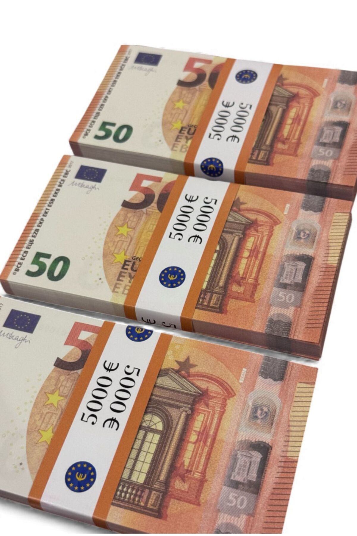 Eğlenceye Özel 3 Deste 50 € Şaka Parası – Düğün, Kına, Dekor ve H