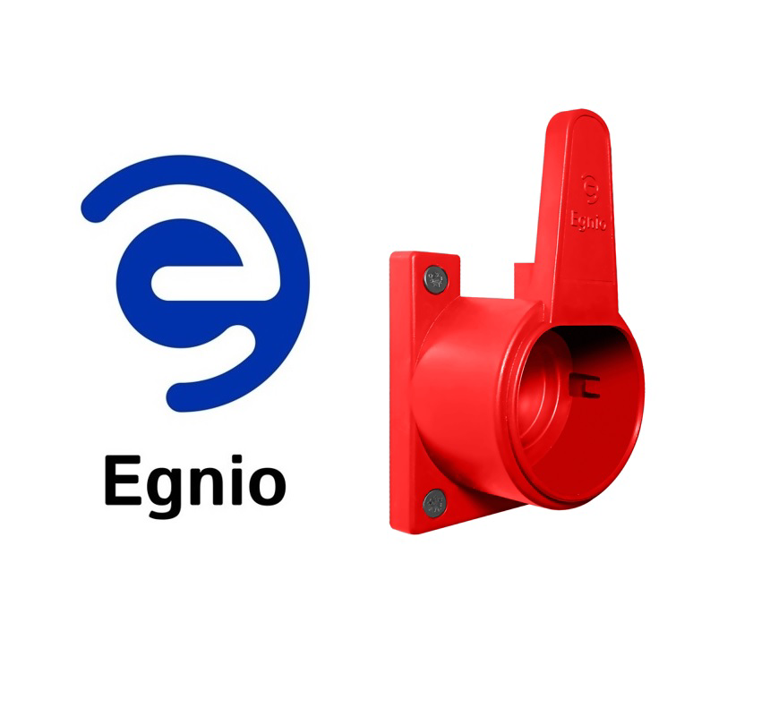 Egnio  Type2 Ev Holder''red'' / Elektrikli Araç Tip2 Soket Uyumlu Kablo Toparlayici''kirmizi''