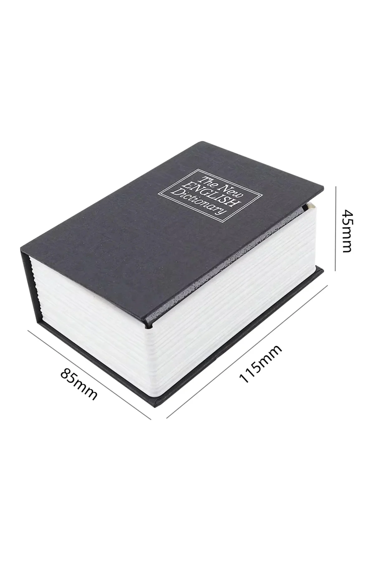 Egonex Kitap Görünümlü Metal Kasa Kumbara Tipi