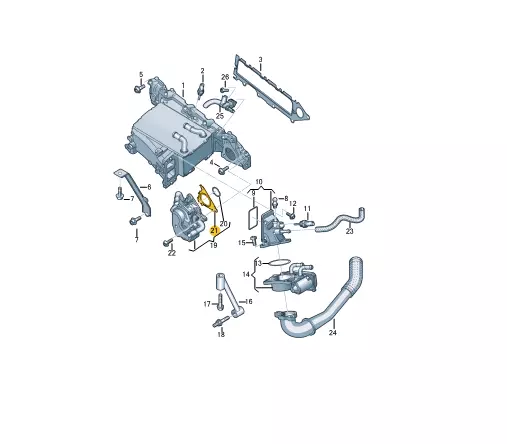 EGR Contası (VW)(04L131547L)