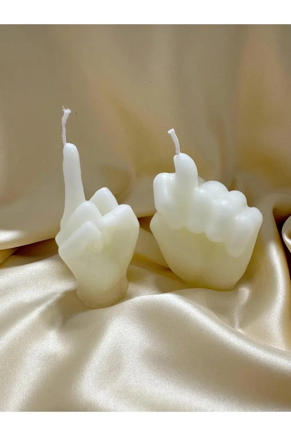 Egzotik Kokulu Esprili Hediyelik Dekoratif Nah Yapan Orta Parmak