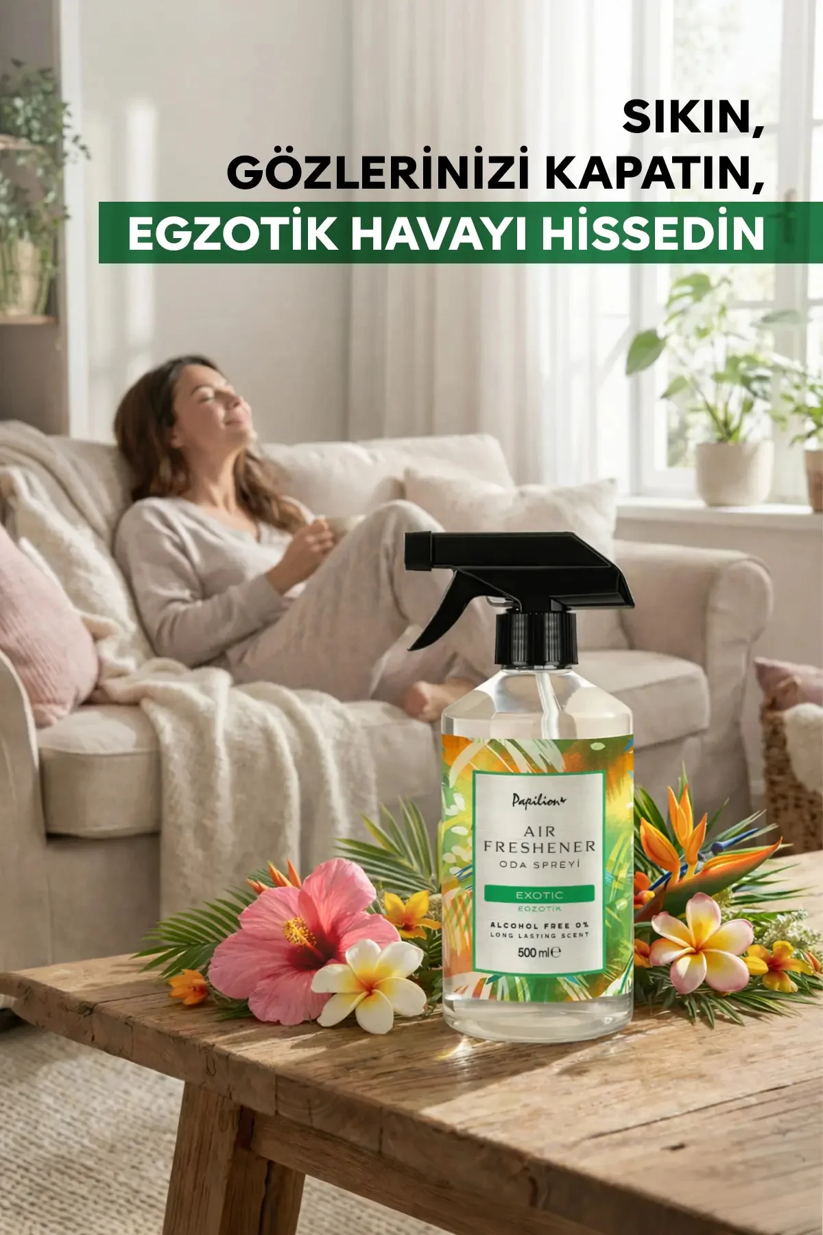 Egzotik Sprey Oda Kokusu 500 ml – Uzun Süre Kalıcı Ferahlatıcı Ortam Kokusu Fiyatı, Yorumları ve Özellikleri