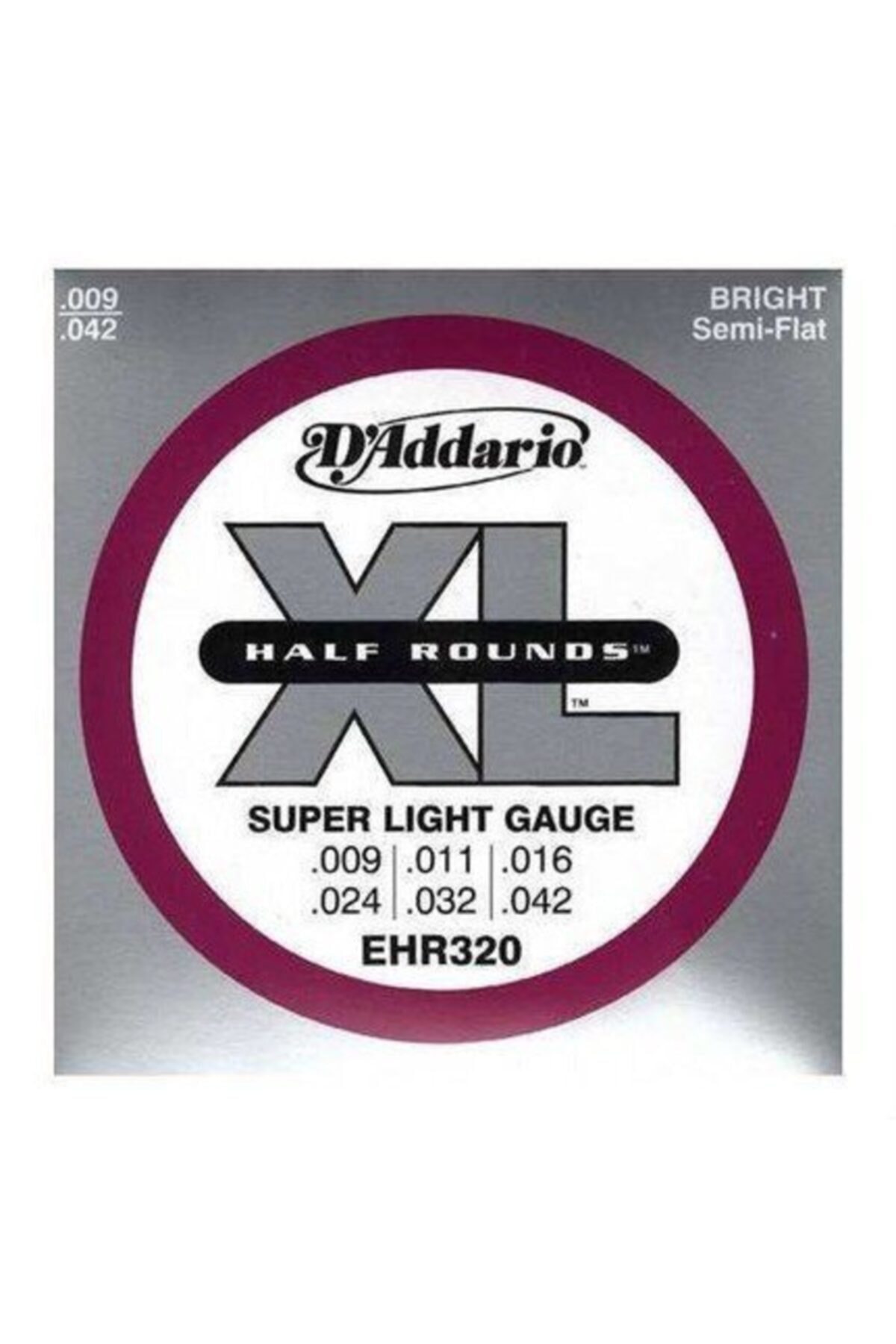 Daddario Ehr320 009 Half Round Hr320 Super Light Elektro Tel Set