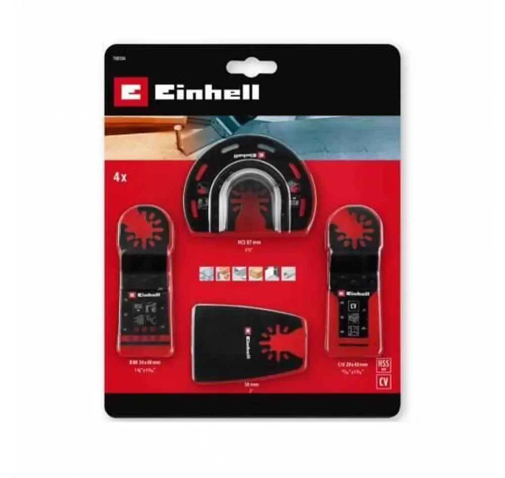 Einhell Raspalama Uç Seti 4 Parça