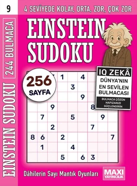 Einstein Sudoku 9 Fiyatı, Yorumları ve Özellikleri