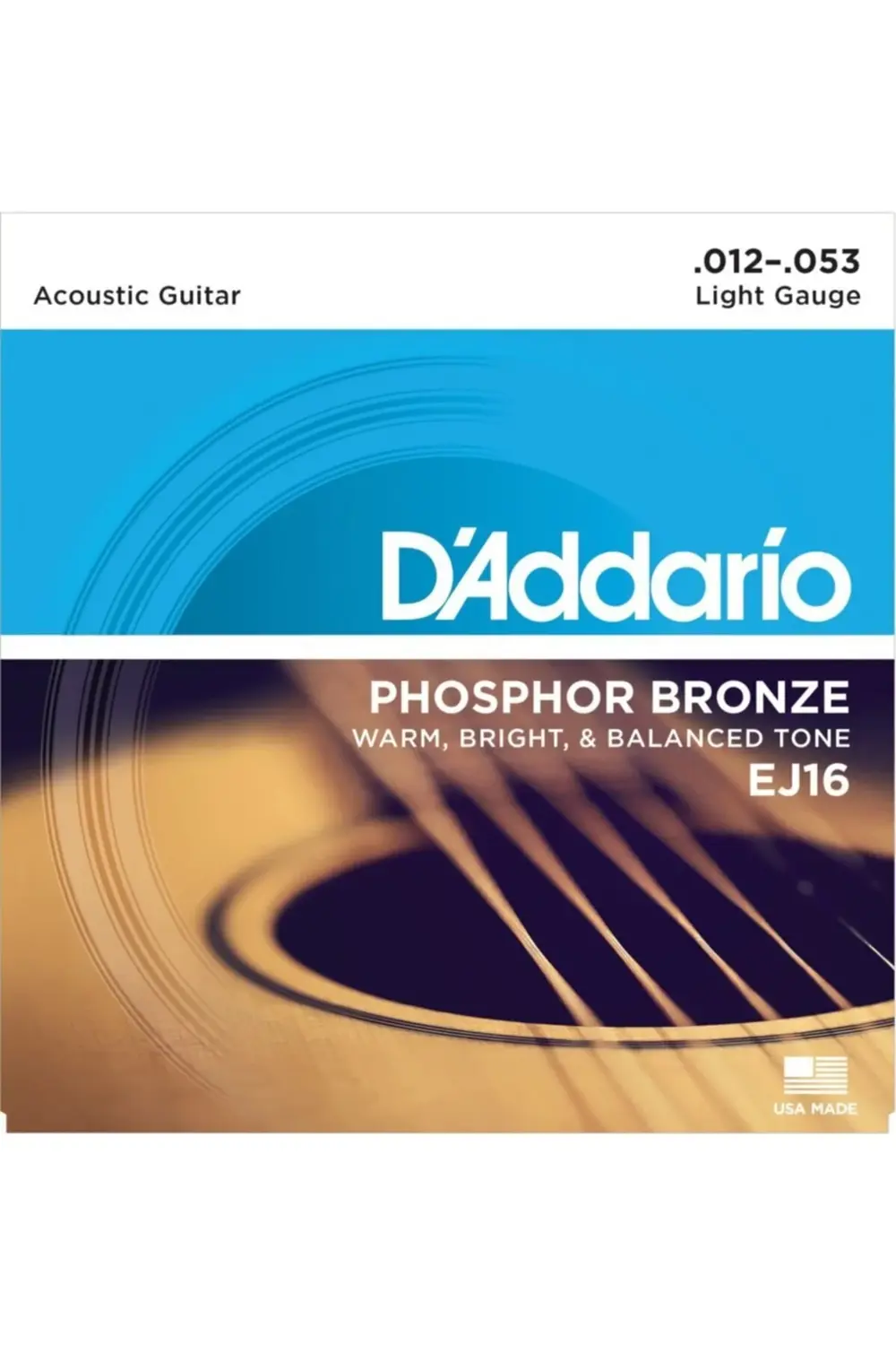 Daddario Ej16 Akustik Tel Set Light (.012)