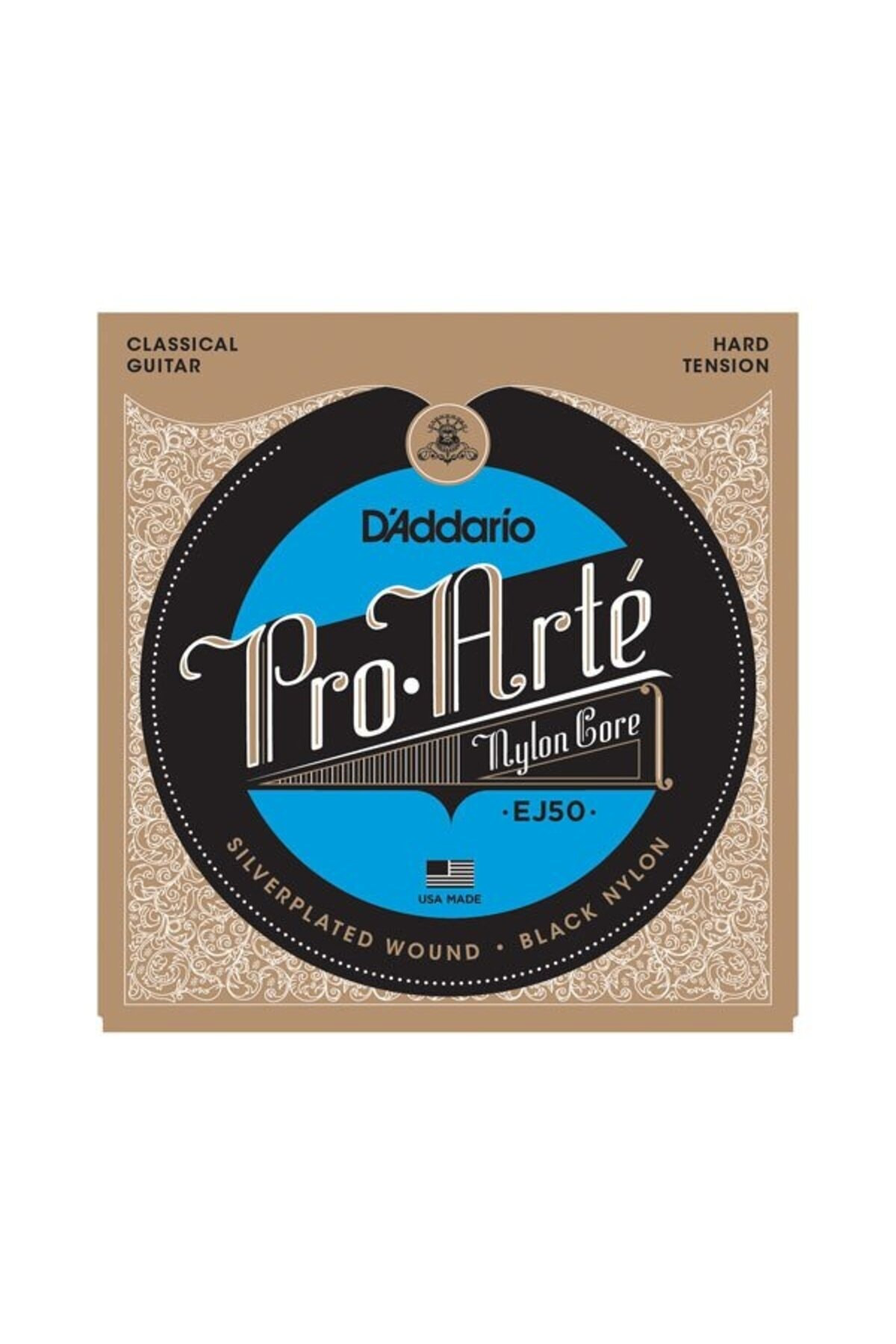 Daddario Ej50 Klasik Tel Set Hard Tension Siyah