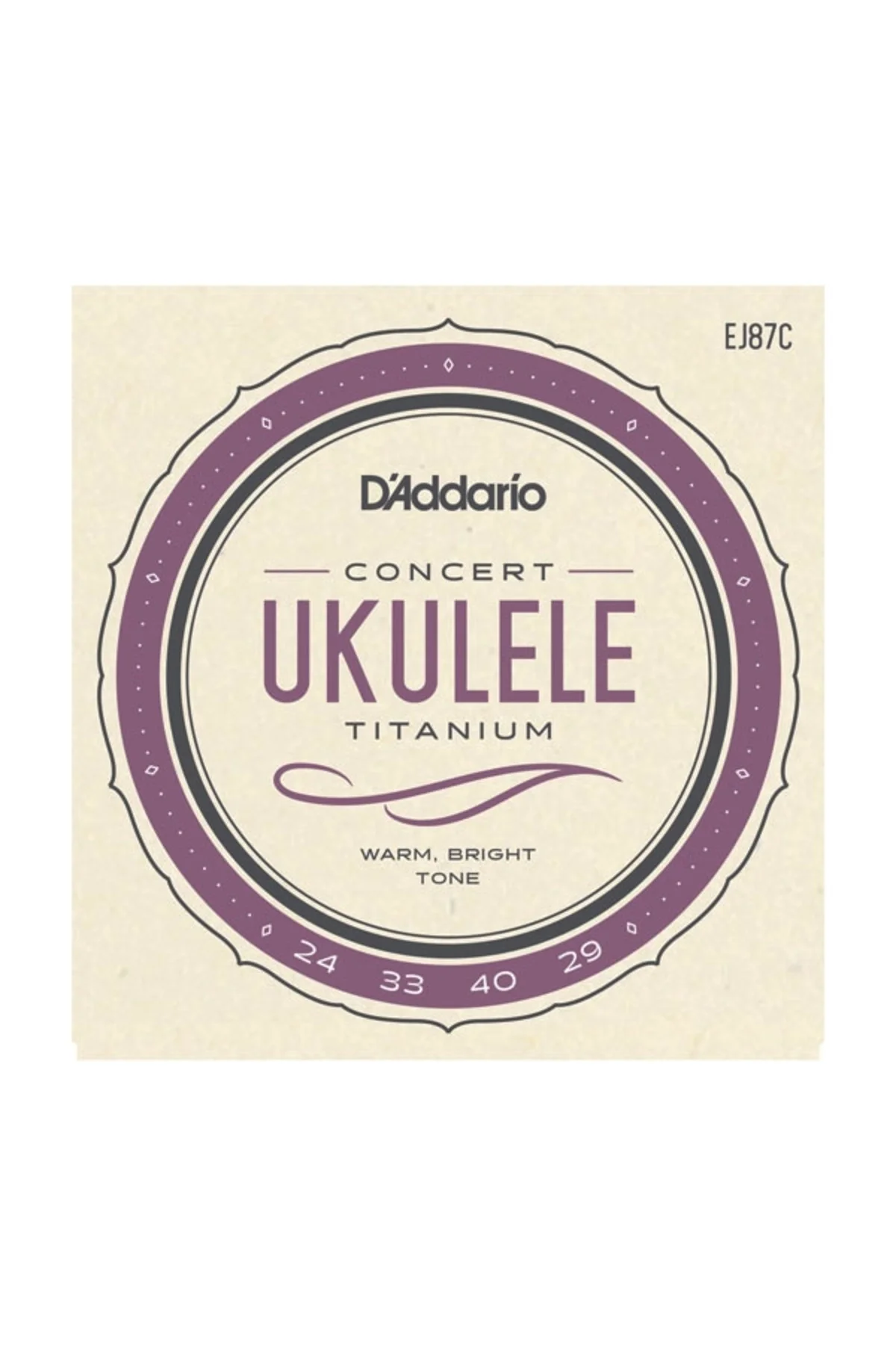 EJ87C UKULELE TEL SETİ, CONCERT, TITANIUM, WARM BRIGHT T EJ87C UKULELE TEL SETİ, CONCERT, TITANIUM, WARM BRIGHT T