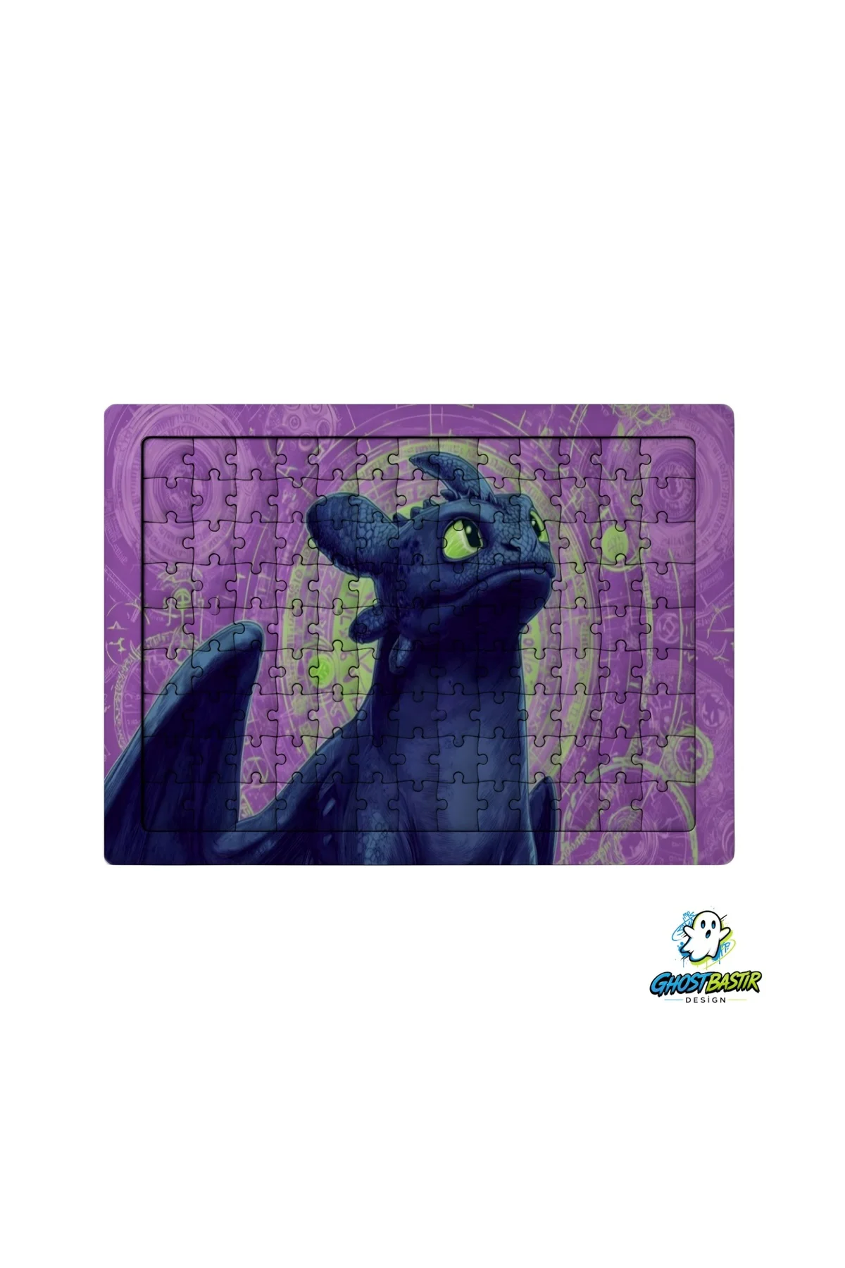 Ejderha 99 Parça Ayaklı Puzzle – Dekoratif Çocuk Yapbozu 0151