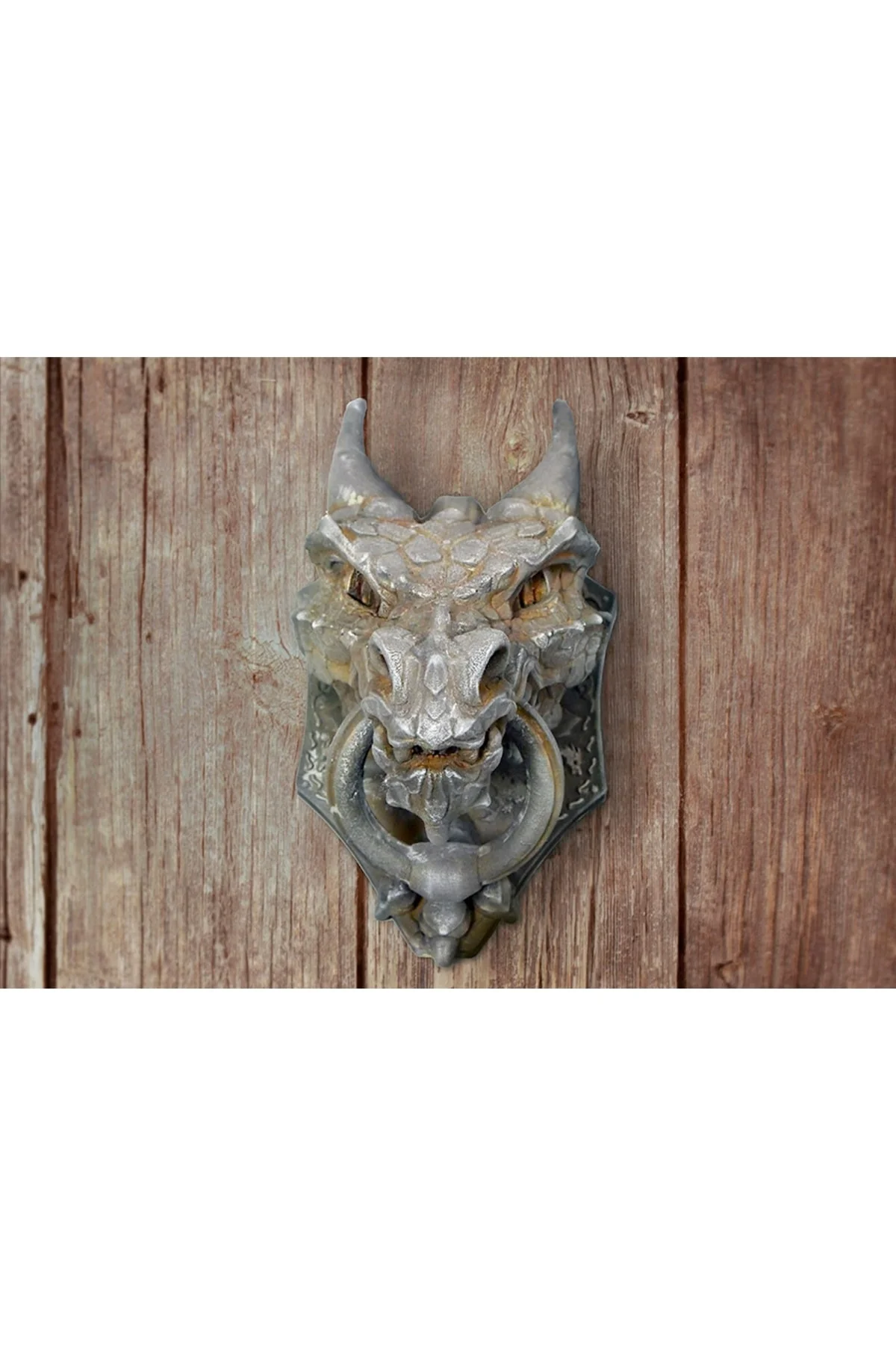 Ejderha Başlı Kapı Tokmağı 22 Cm
