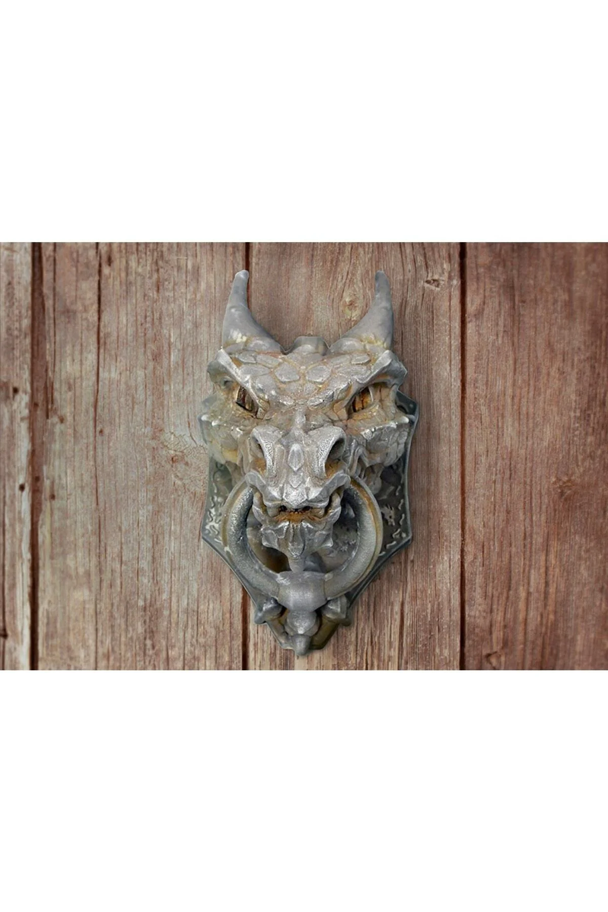 Ejderha Başlı Kapı Tokmağı 22 Cm