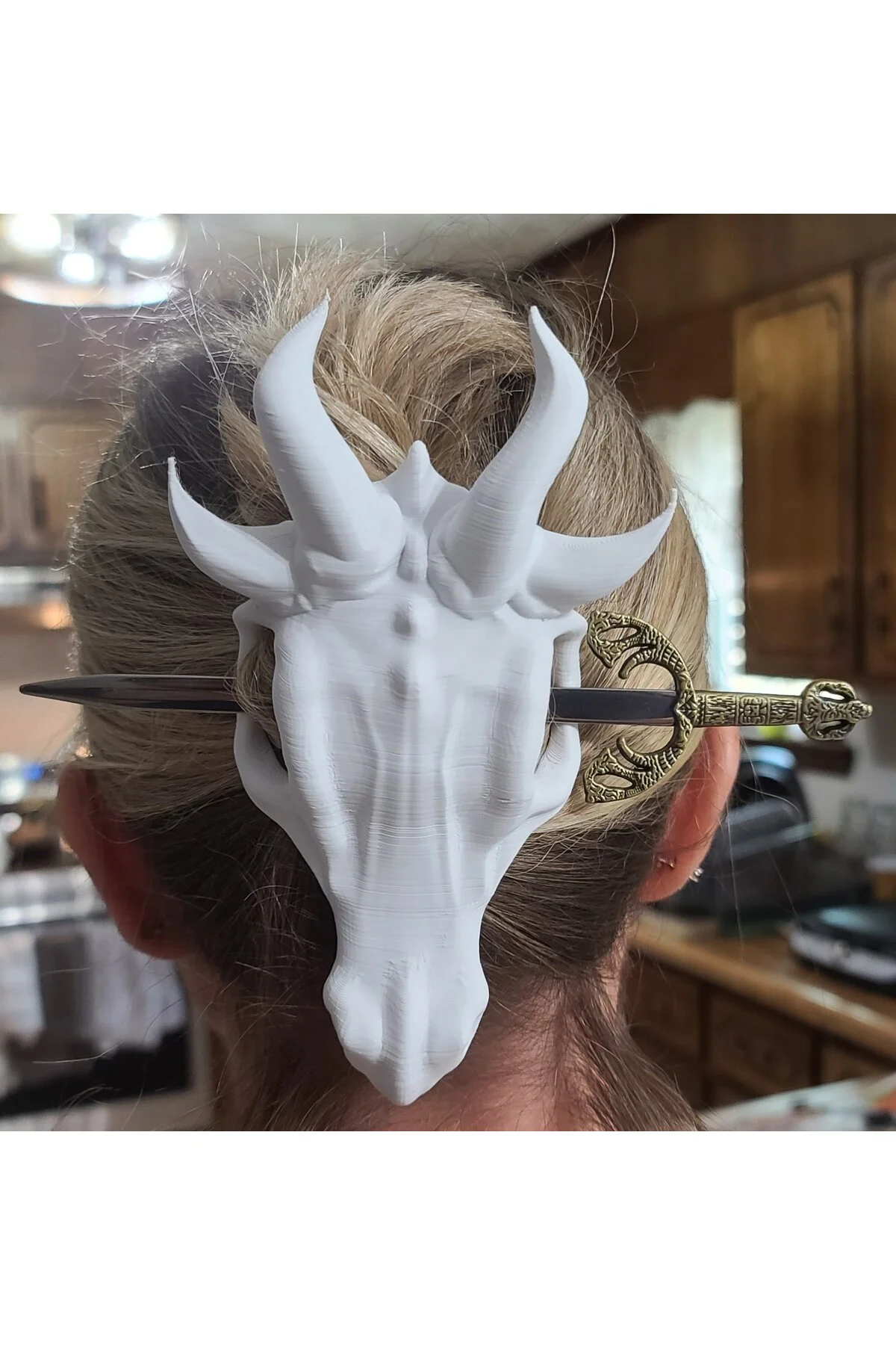 Ejderha Kafatası Saç Tokası Cosplay Toka Game Of Thrones Saç Tokası