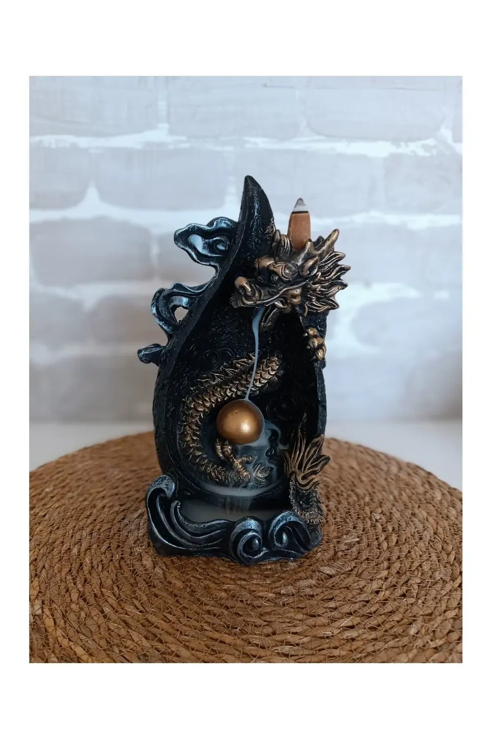 Ejderha Tasarımlı Hediyeli Tütsülük