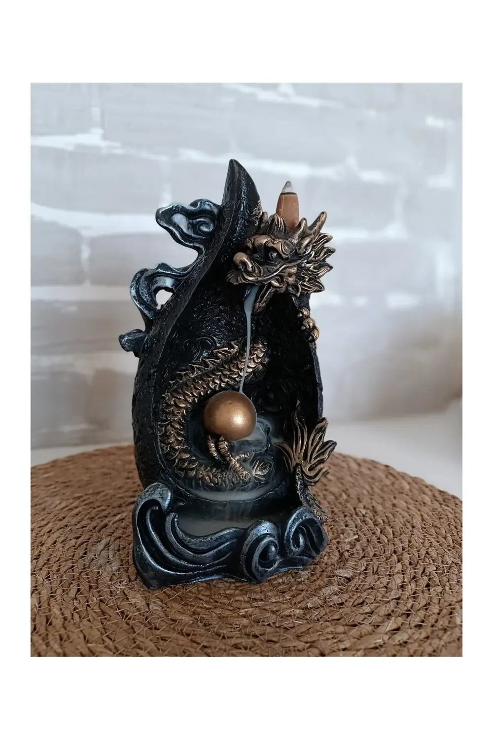 Ejderha Tasarımlı Hediyeli Tütsülük