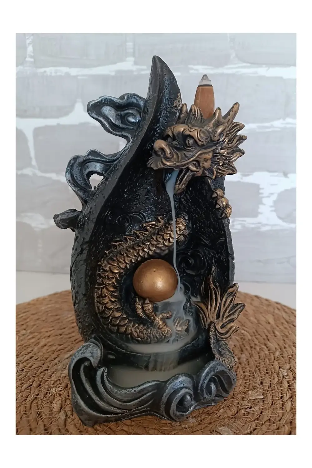 Ejderha Tasarımlı Hediyeli Tütsülük