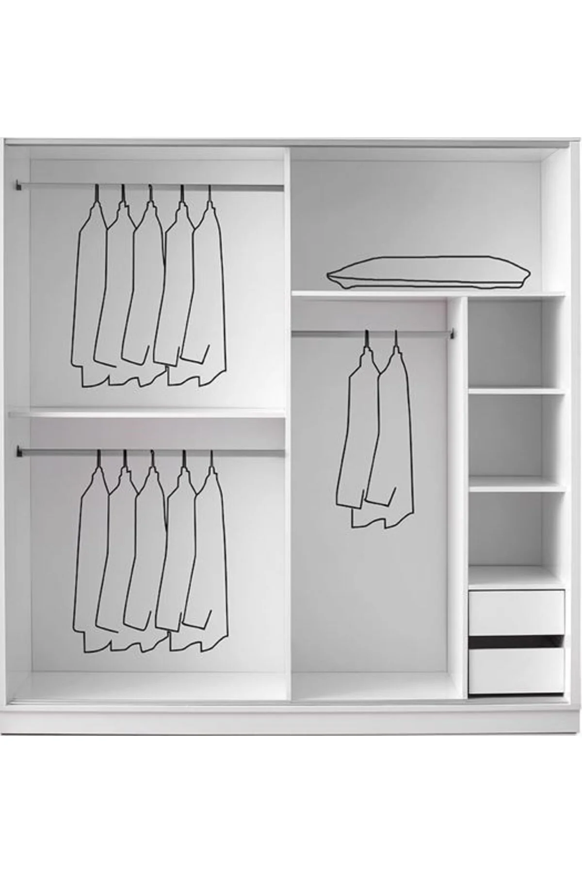 EKİN 140 CM DOLAP Fiyatı, Yorumları ve Özellikleri