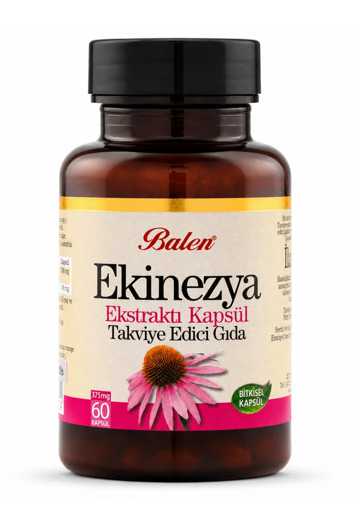 EKİNEZYA EKSTRAKTI KAPSÜL 375 MG*60