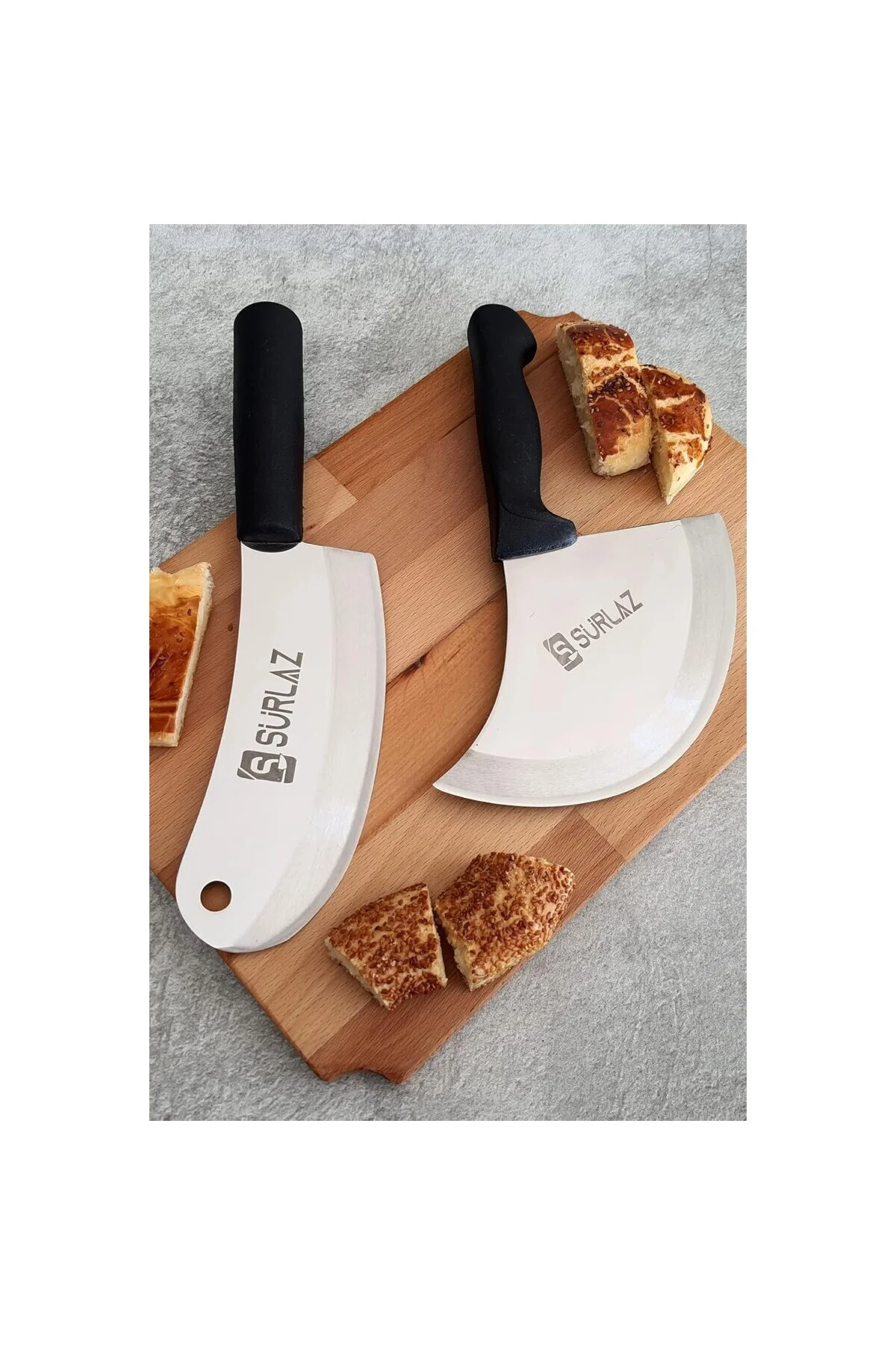 Ekmek Bıçağı Börek Bıçağı Pide Kesici Zırh Bıçak Seti 2'Li Ekmek Bıçağı Börek Bıçağı Pide Kesici Zırh Bıçak Seti 2'Li