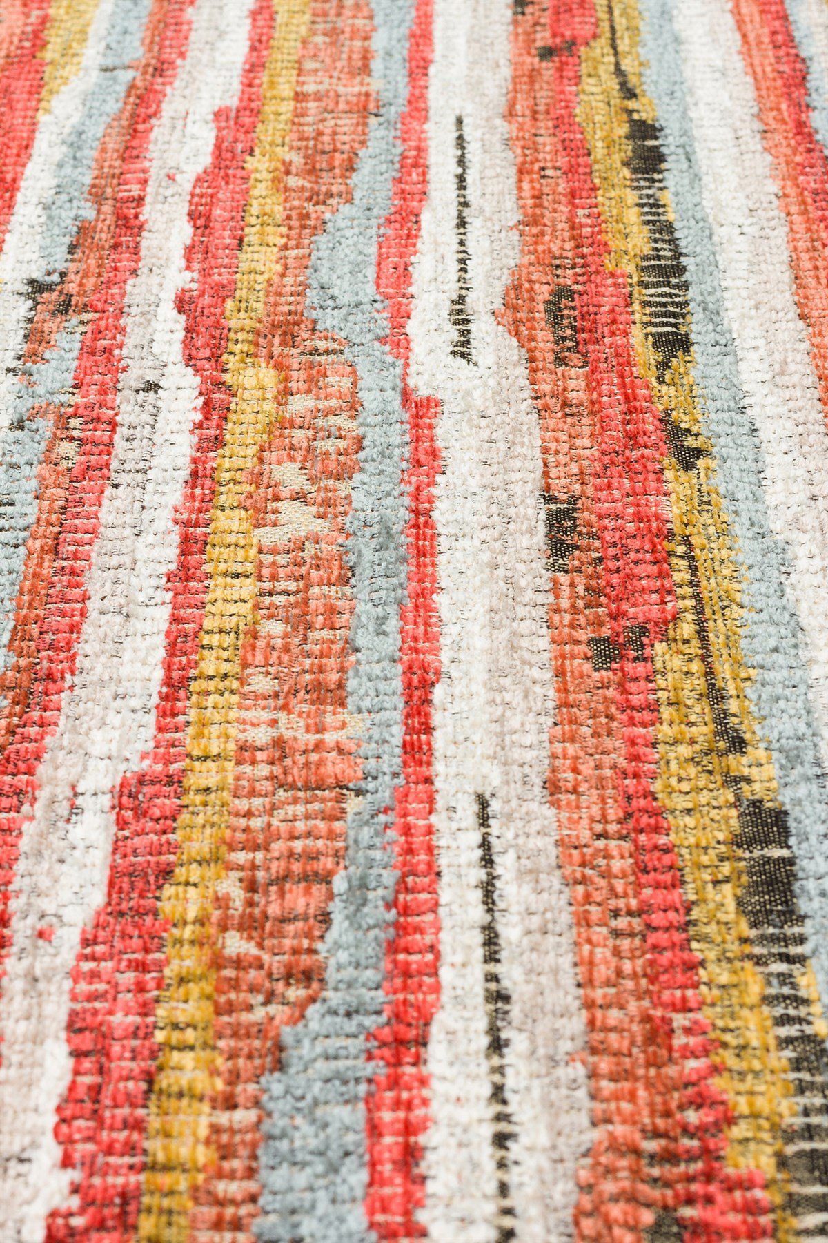 Eko Brooklyn Hasır Görünümlü Kaymaz Renkli Dokuma Modern Kilim BR