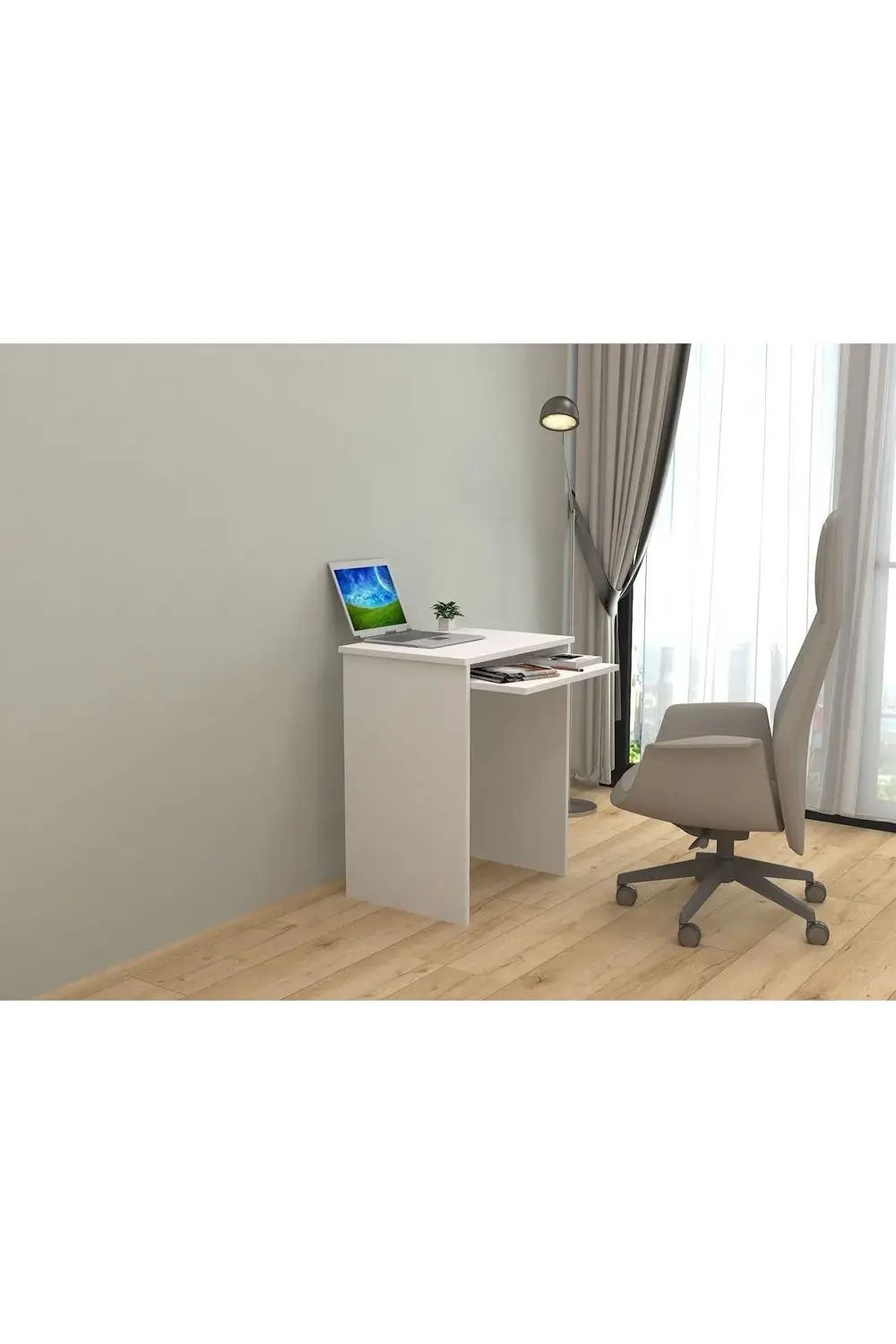 Abete Mobilya Eko Çalışma Masası / Beyaz