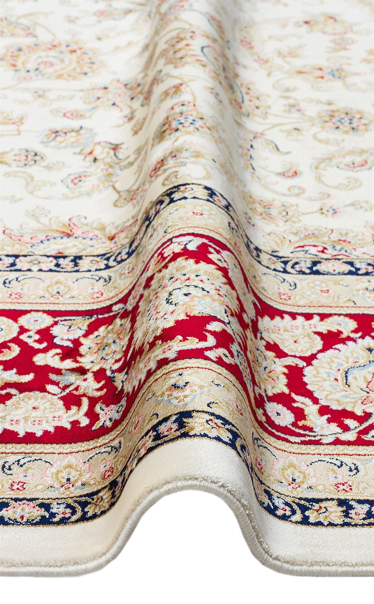 Saten Halı Eko İsfahan Klasik Yüksek Dokuma Sıklığında Naturel Viskon Halı İ Saten Halı Eko İsfahan Klasik Yüksek Dokuma Sıklığında Naturel Viskon Halı İ