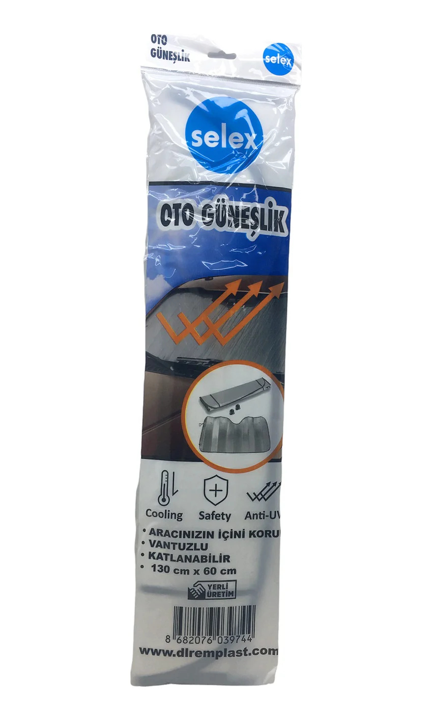 Eko Oto Araç Güneşlik Vantuzlu 130x60cm 5224