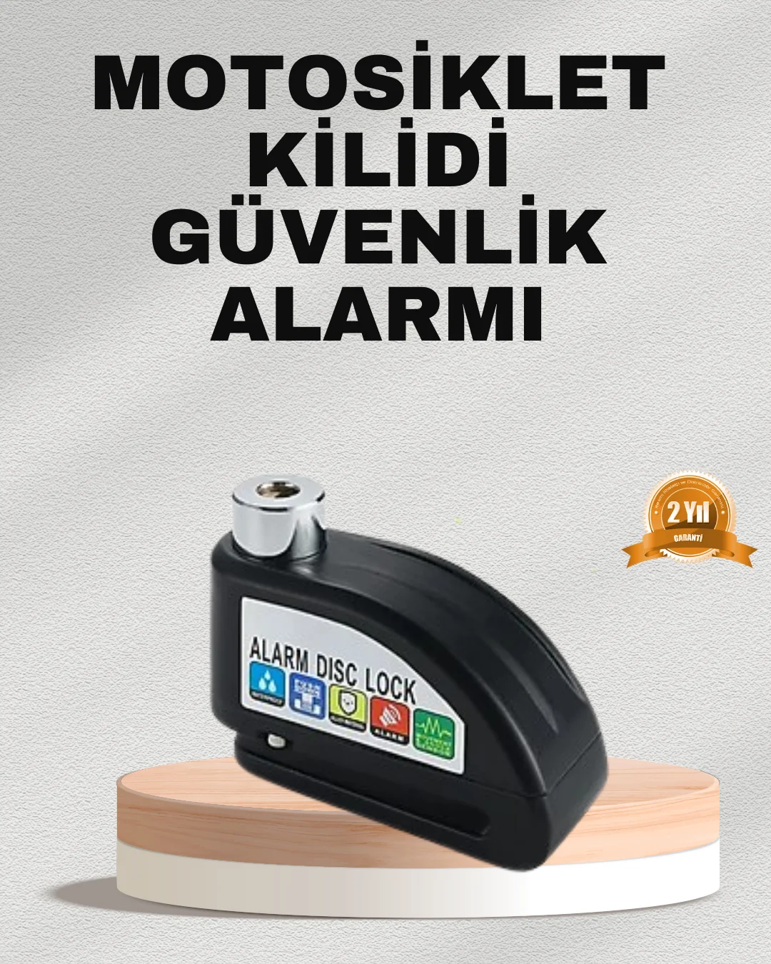 Ekonomik Alarm Disk Kilidi Motosiklet Scooter Bisiklet Güvenlik Fiyatı, Yorumları ve Özellikleri