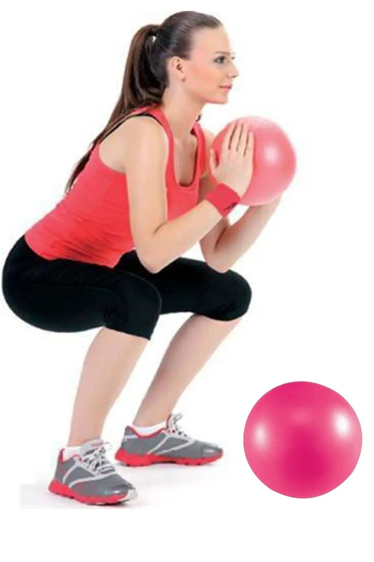 Ekonomik Pilates Seti 9 Parça İçeren Ev & Salon Tipi Plates Topu 