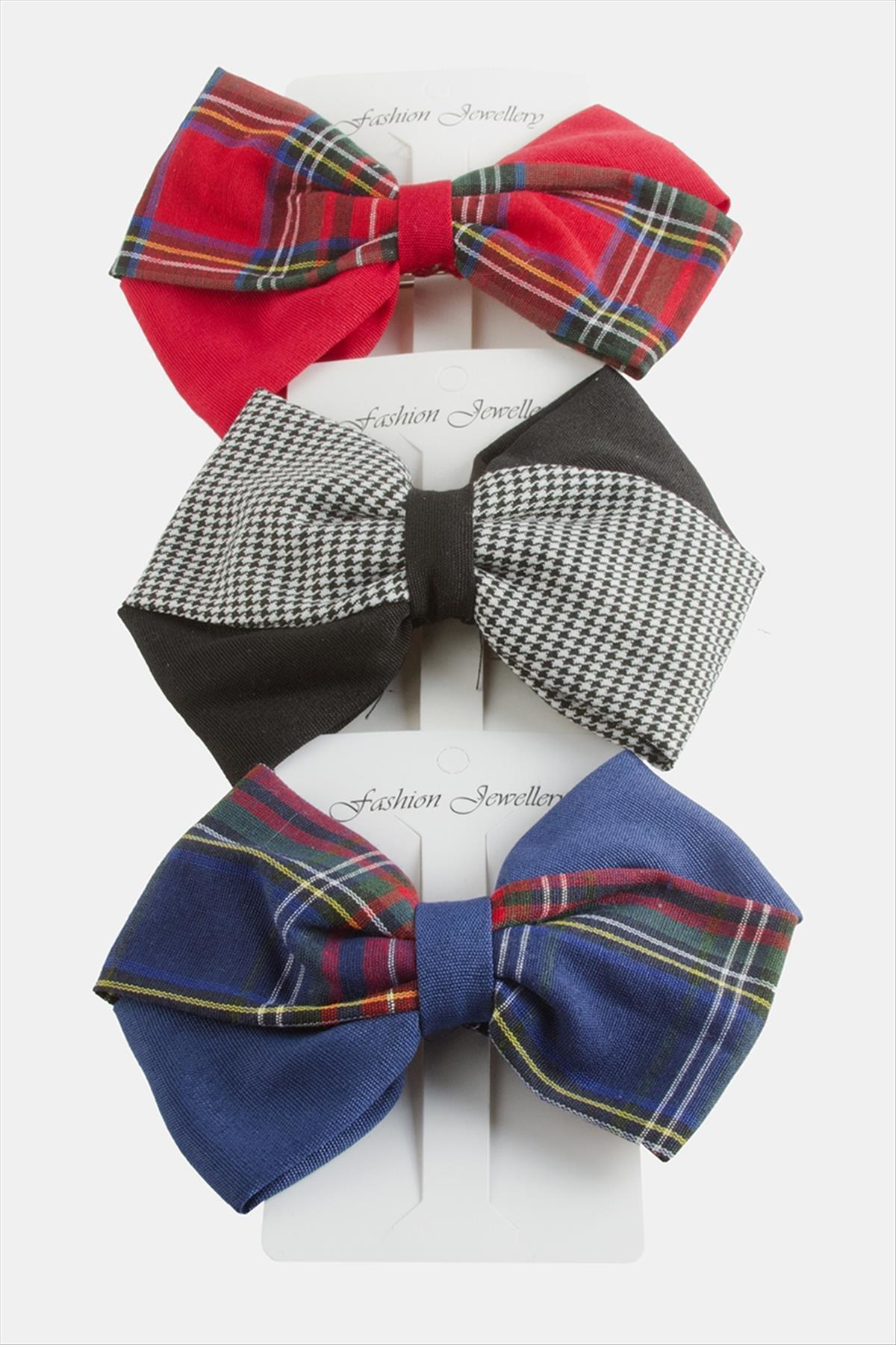 Ekose Desenli Fiyong Otomatik Toka 12 cm