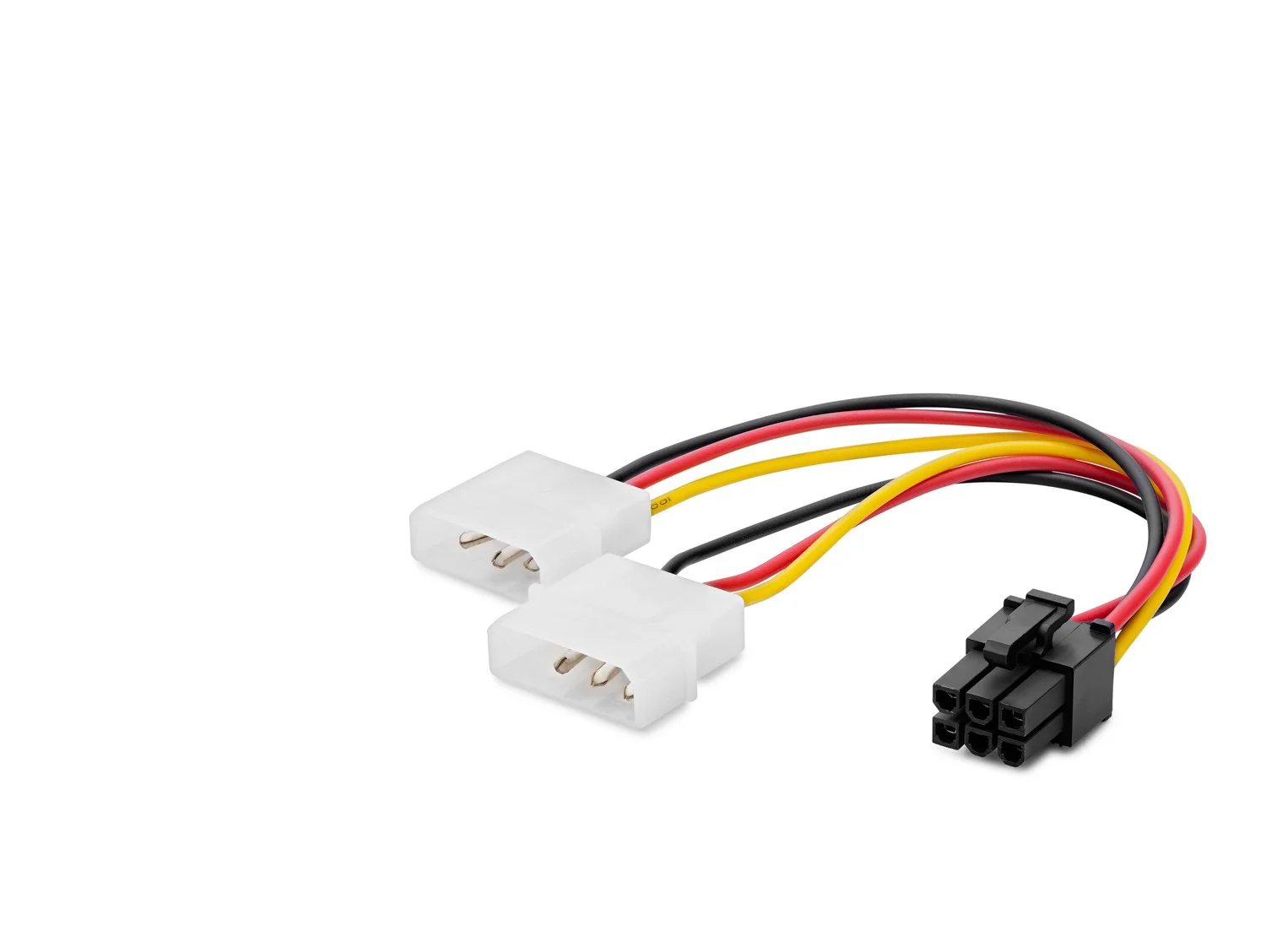 Ekran Kartı Power Y Kablosu 2X 4 Pin To 6 Pin 12V 26 Cm HDX5520